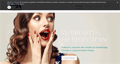 Desktop Screenshot of pr-werbepraesente.com